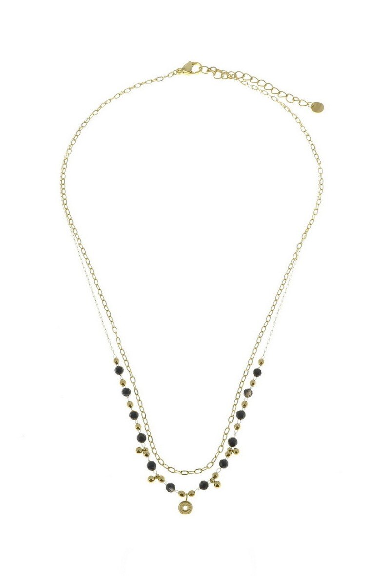 Grossiste LILY CONTI - Collier-Acier-Pierres