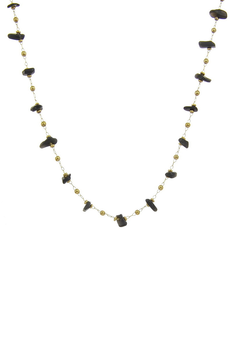 Mayorista LILY CONTI - Collar-Acero inoxidable-Piedras