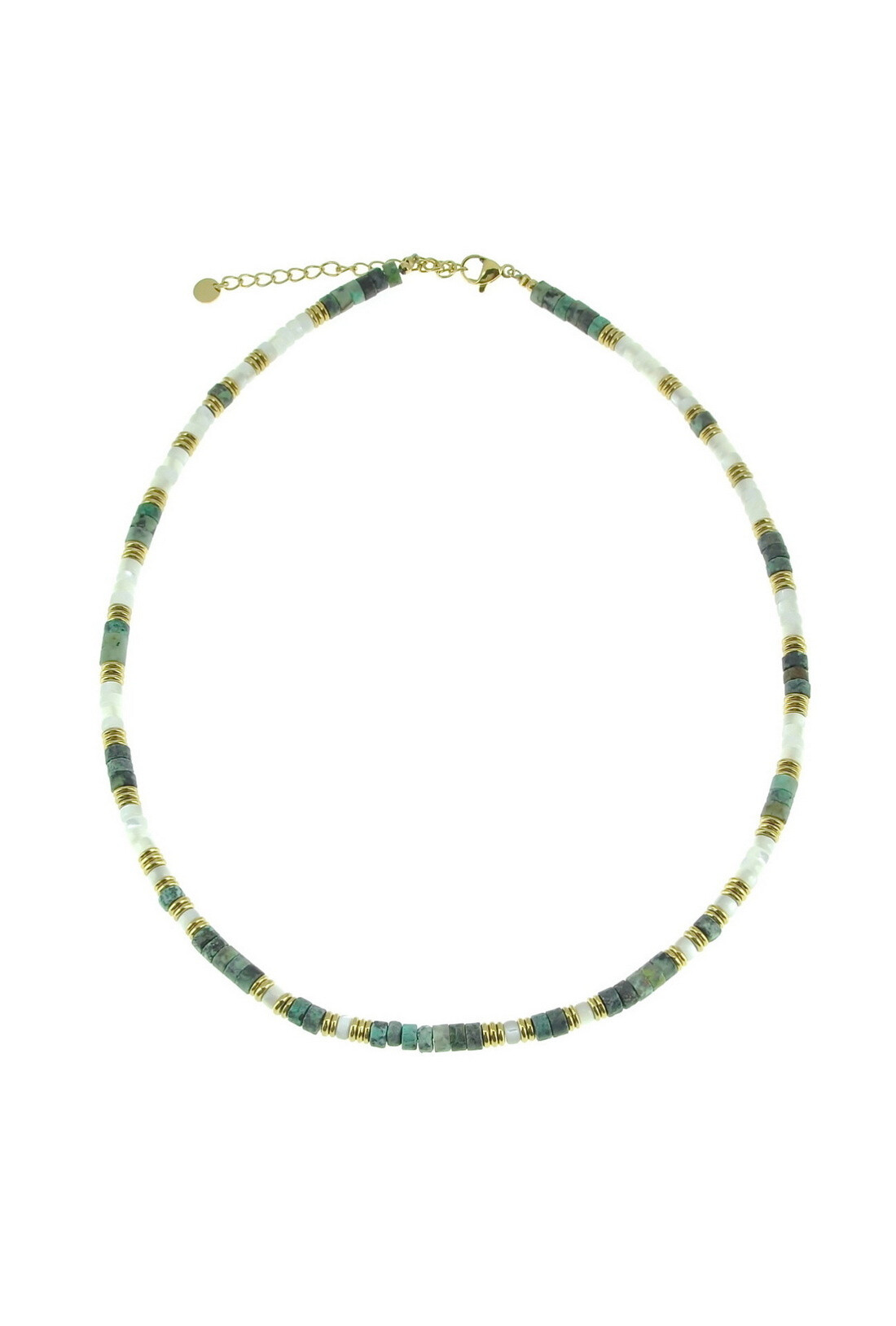 Grossiste LILY CONTI - Collier-Acier inoxydable-Pierres naturelles