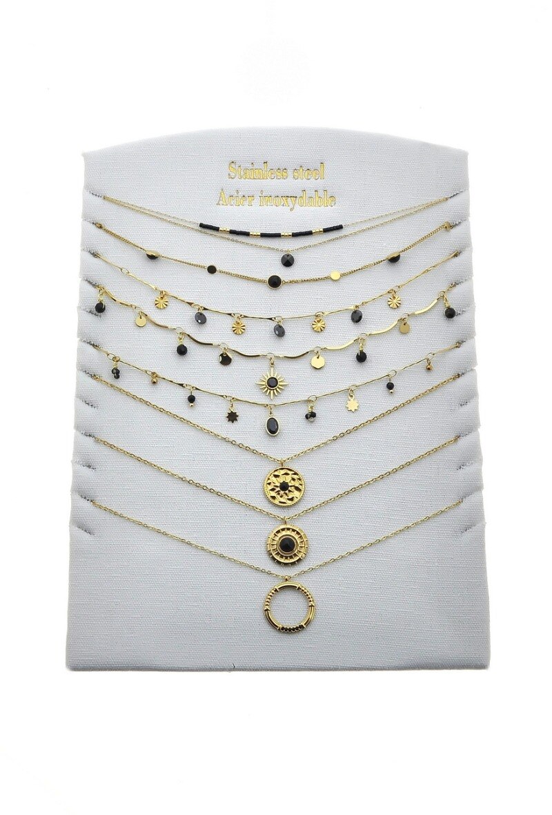 Grossiste LILY CONTI - Ensemble de colliers-Acier