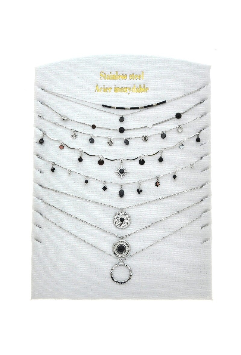 Grossiste LILY CONTI - Ensemble de colliers-Acier