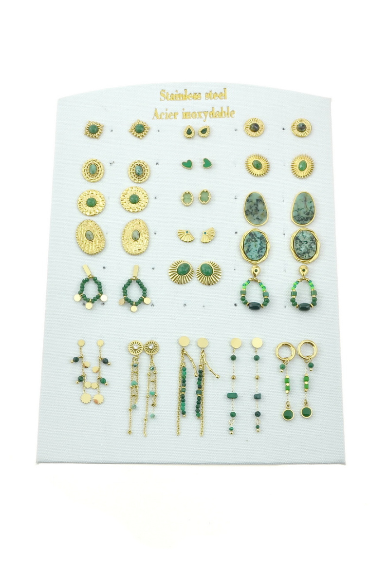 Grossiste LILY CONTI - Ensemble de Boucles d'oreilles-Acier Inoxydable