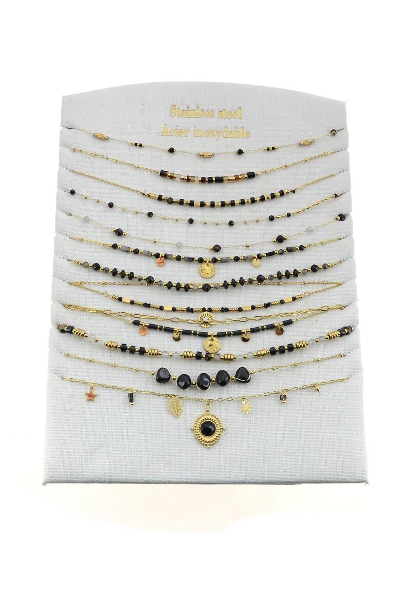 Grossiste LILY CONTI - Ensemble de colliers-Acier inoxydable