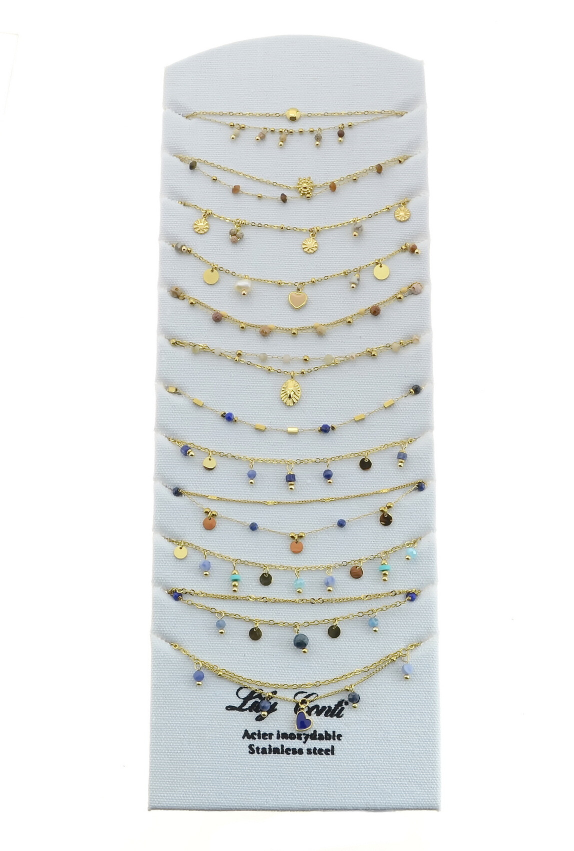 Mayorista LILY CONTI - Conjunto de 12 cadenas-perses-cajas