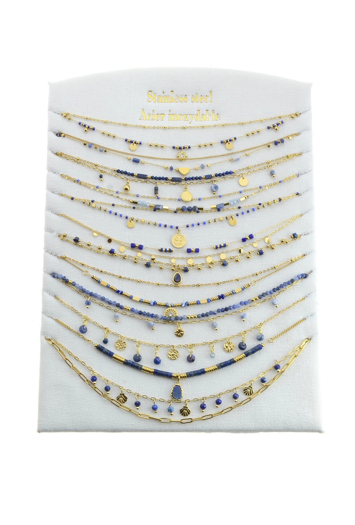 Großhändler LILY CONTI - Set von 12 Edelstahl-Pierre-Fleckenlosigkeit