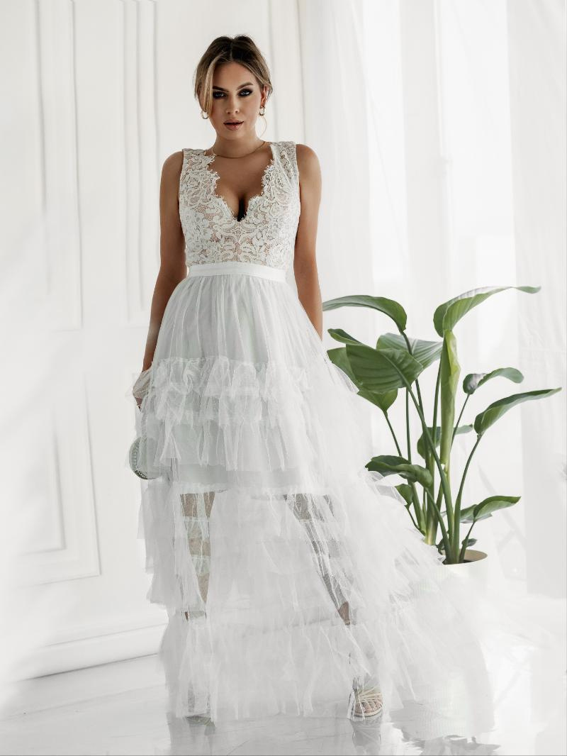 Grossista Lily Mcbee - Abito lungo di tulle