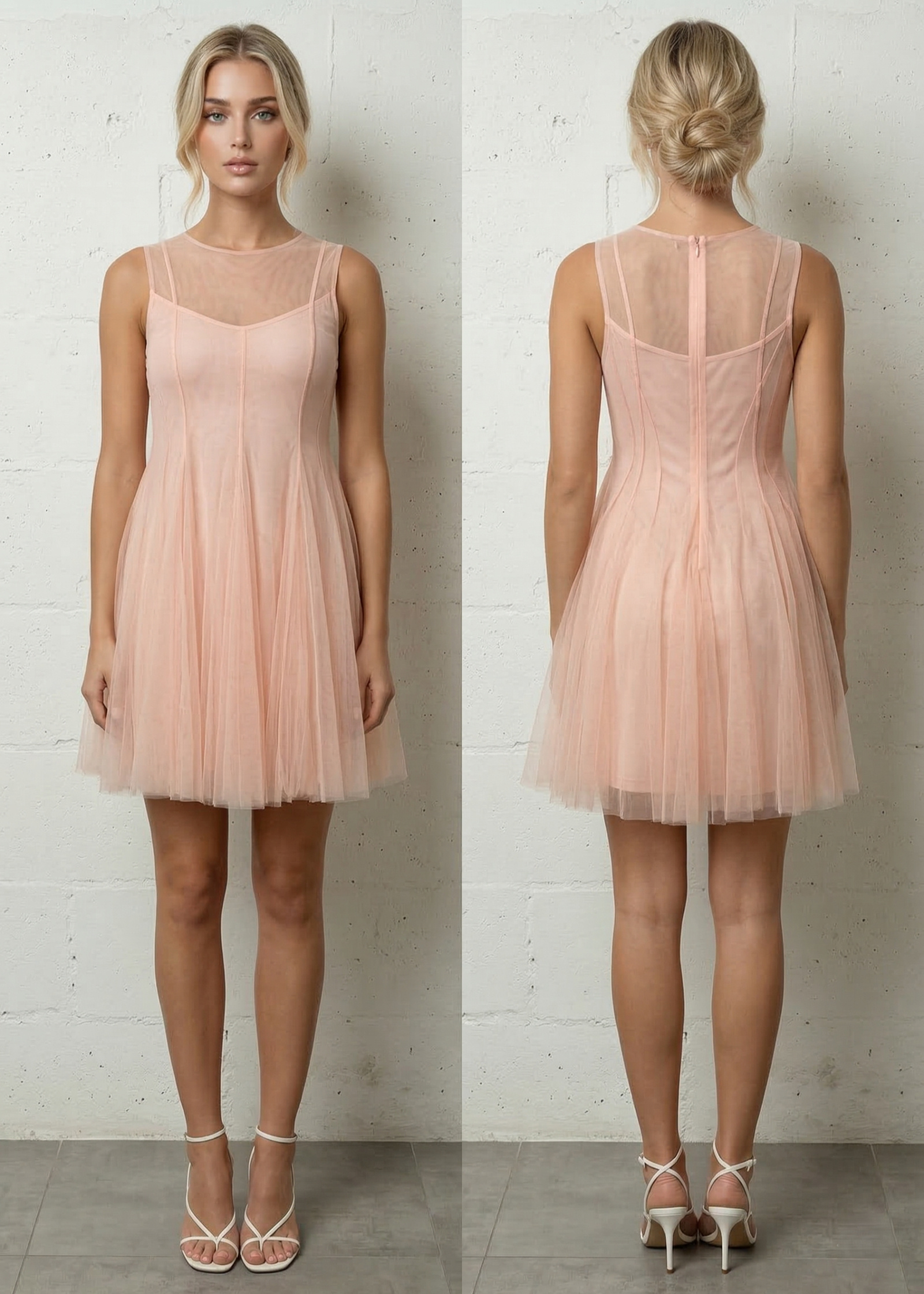 Grossista Lily Mcbee - Abito Diane – Minimalismo in Tulle Illusione