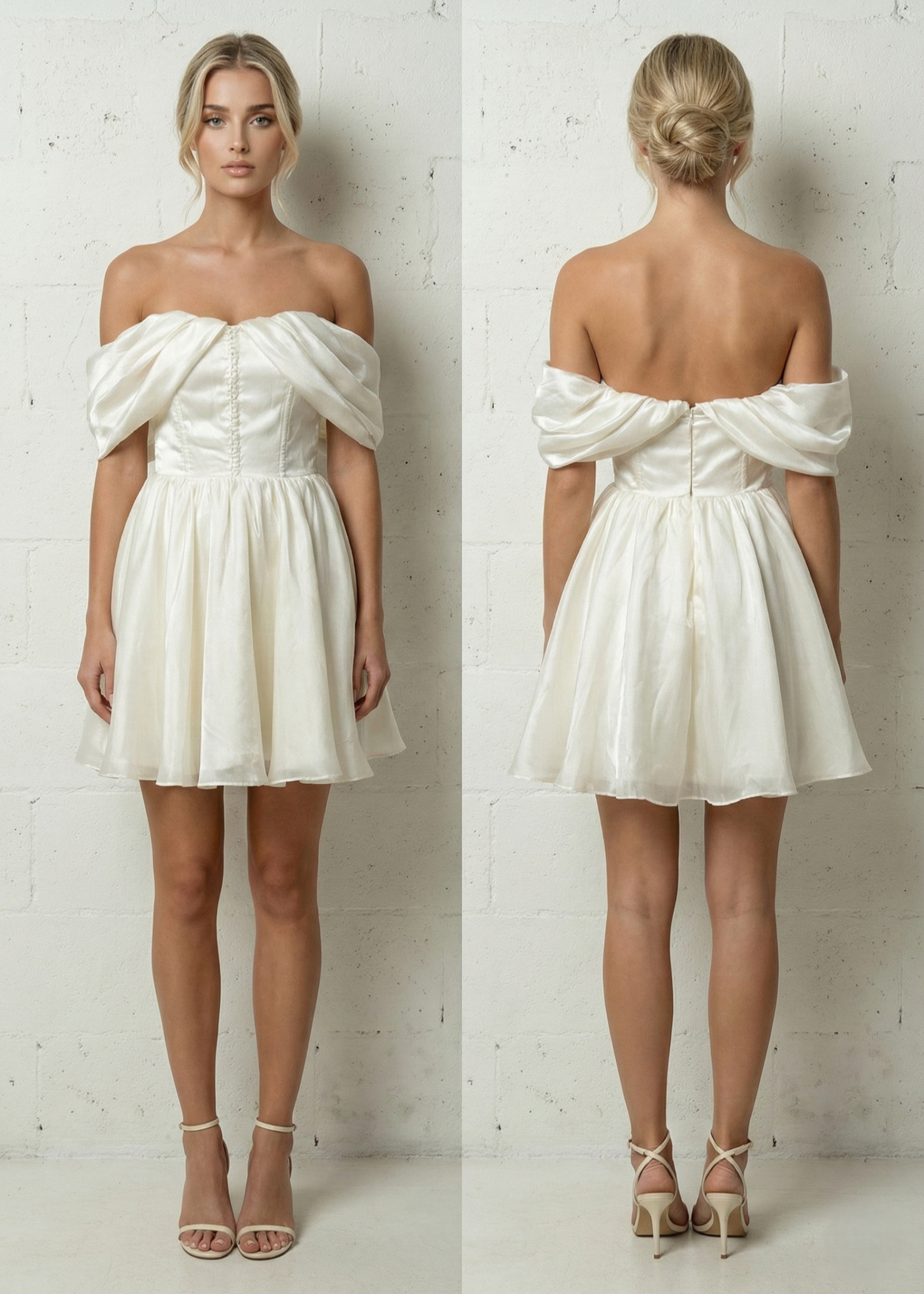 Wholesaler Lily Mcbee - Léonie Dress – Cream Pearl Veil & Corset Bodice