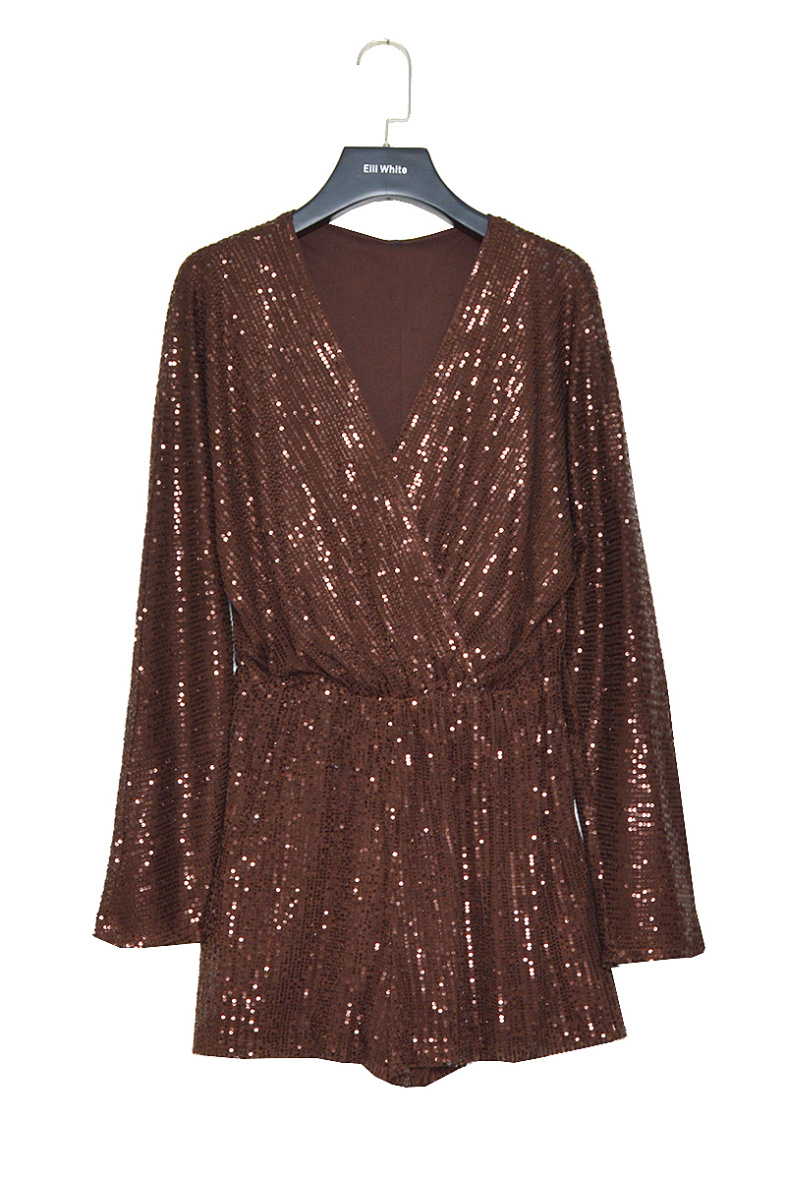 Wholesaler Lily White - Sequined playsuit