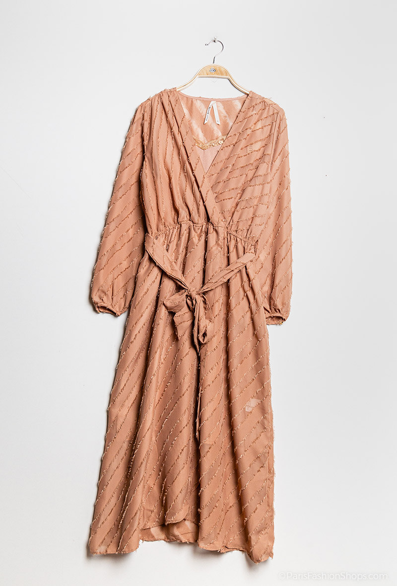 Grossiste Lily White - Robe rayée