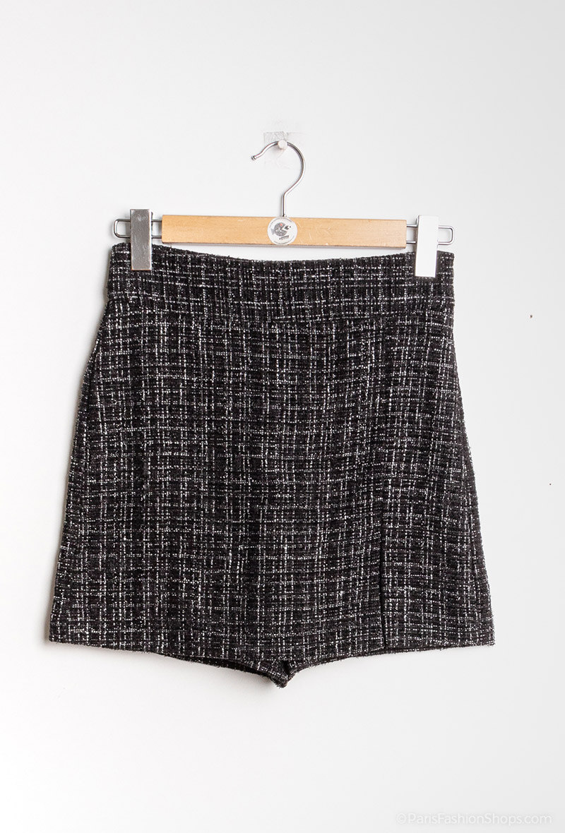 Grossiste Lily White - Jupe Short en tweed
