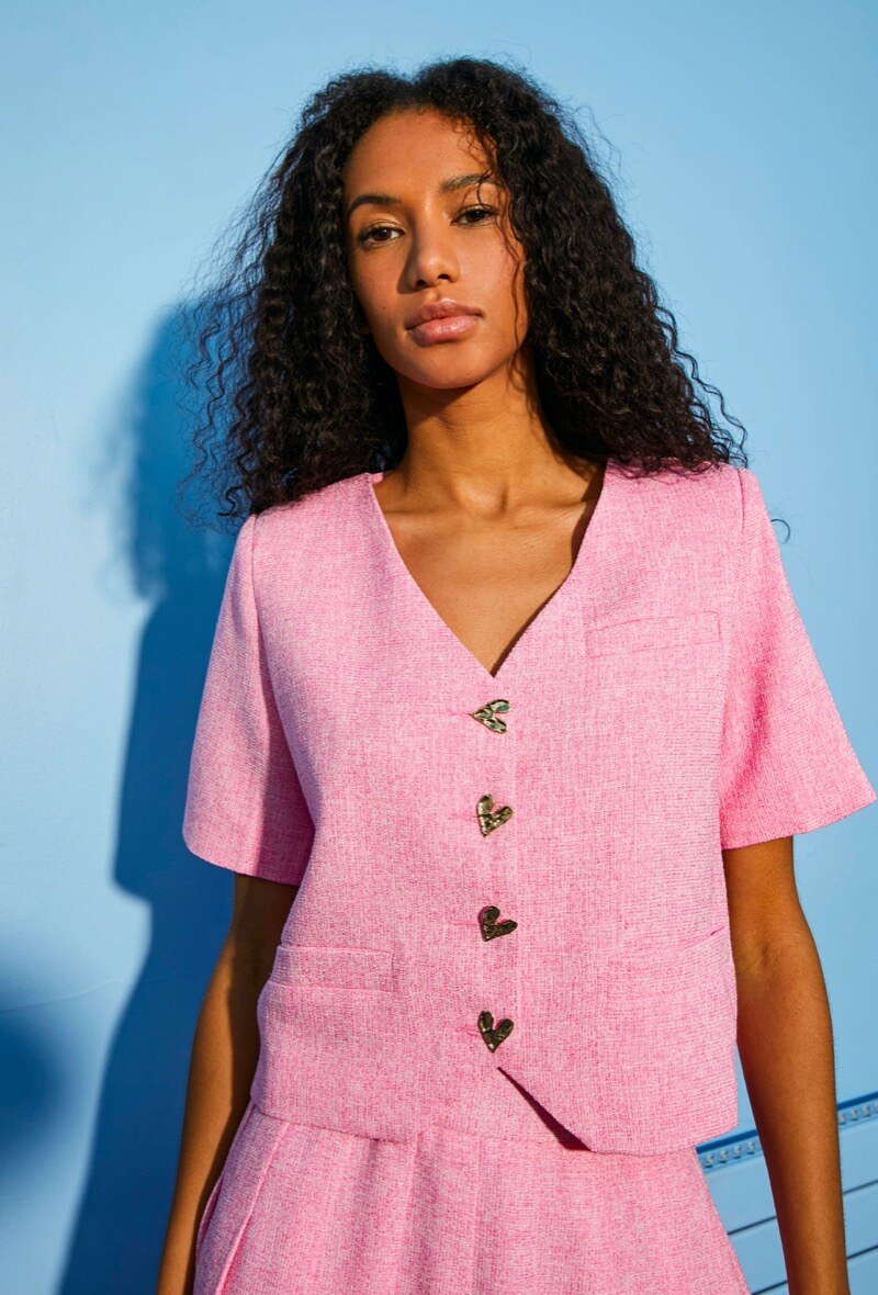 Grossiste Lily White - Veste Sans Manches