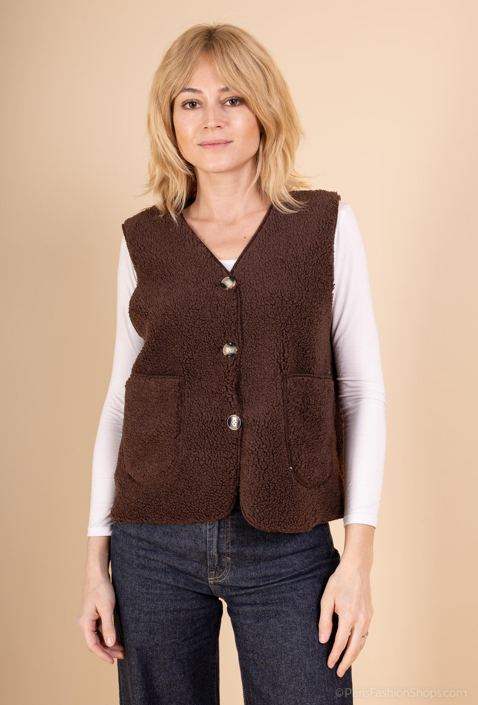 GILET BOUTON
