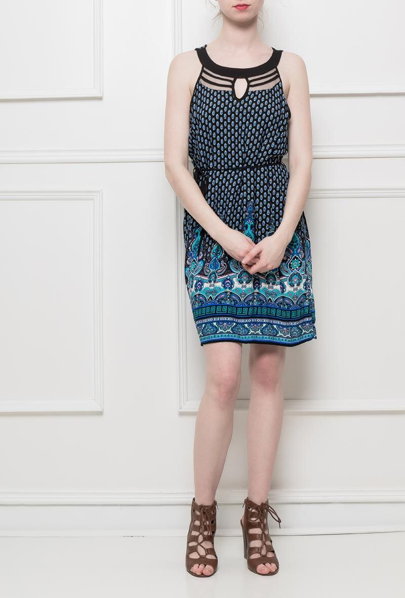 Großhändler Lin&Lei - Bedrucktes Kleid