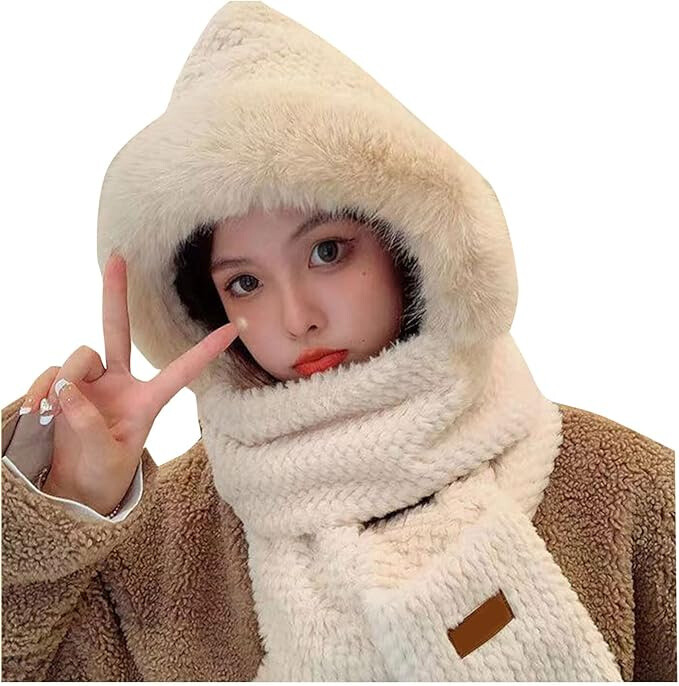 Wholesaler LINA - Hat with integrated scarf