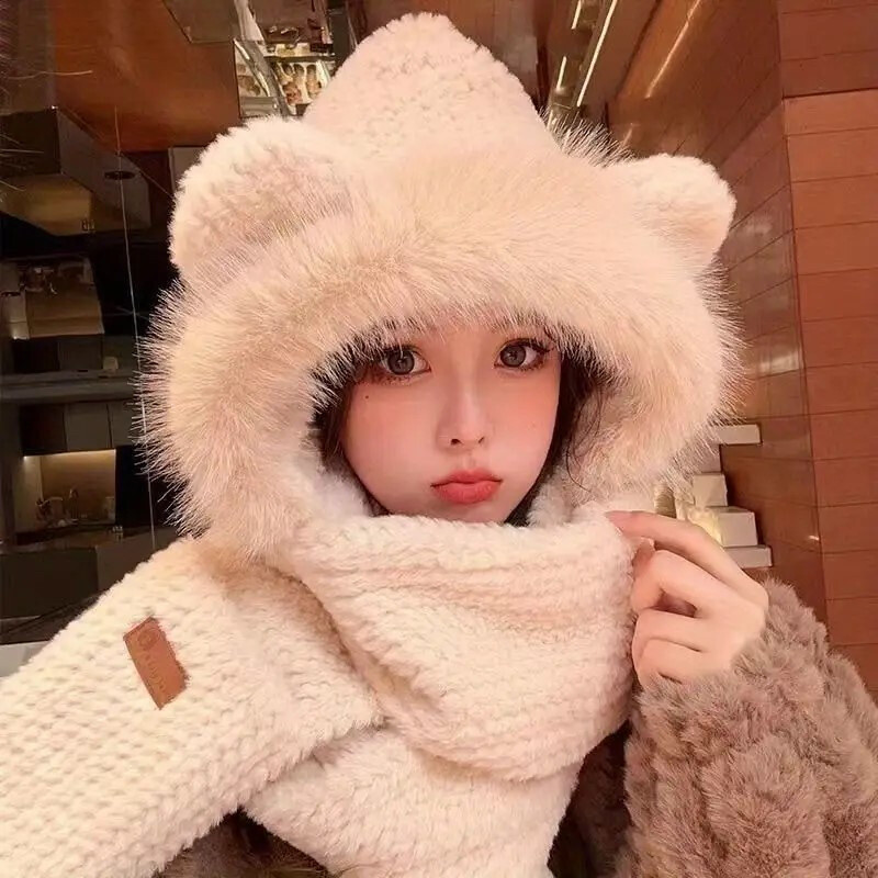 Wholesaler LINA - Women's Hooded Scarf