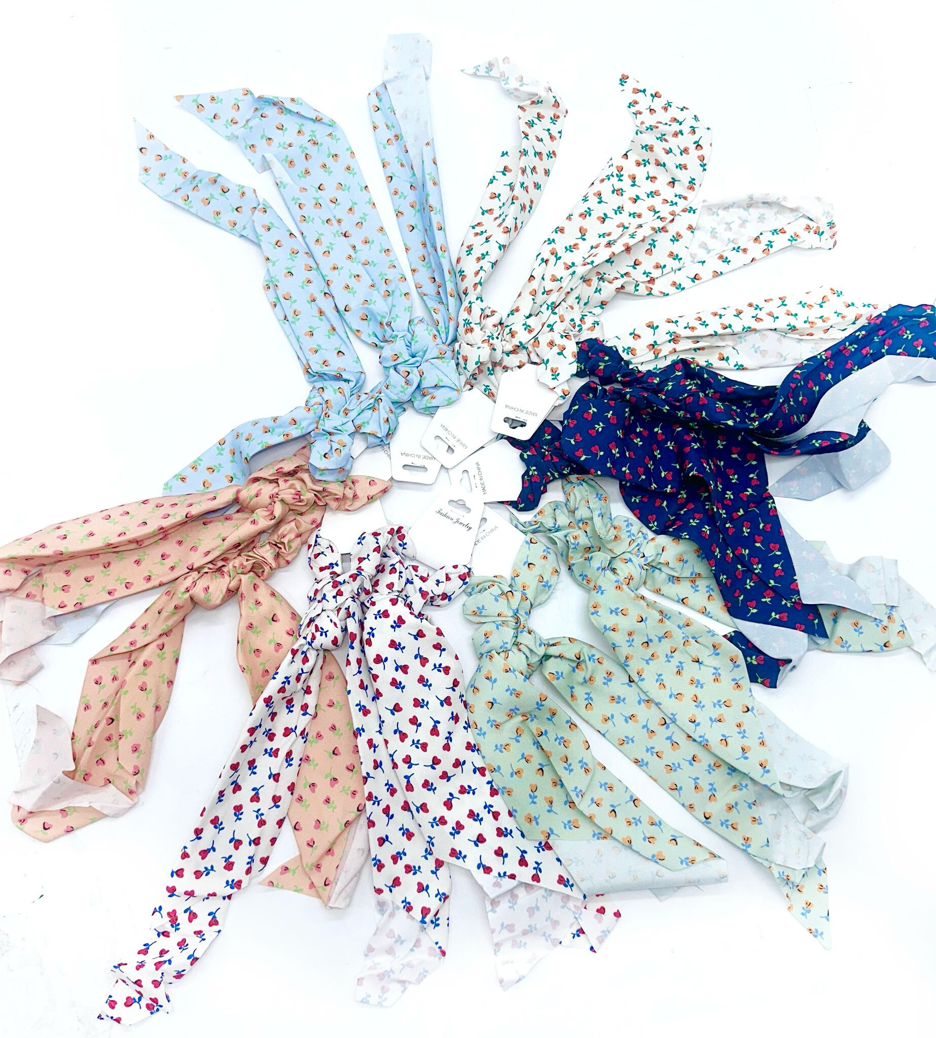 Grossista LINETA - Chouchou 5 Pattern Flower