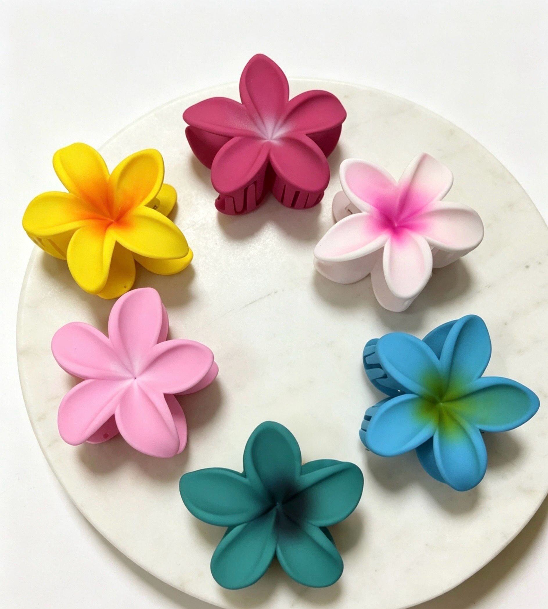 Wholesaler LINETA - Matte Flower Clips