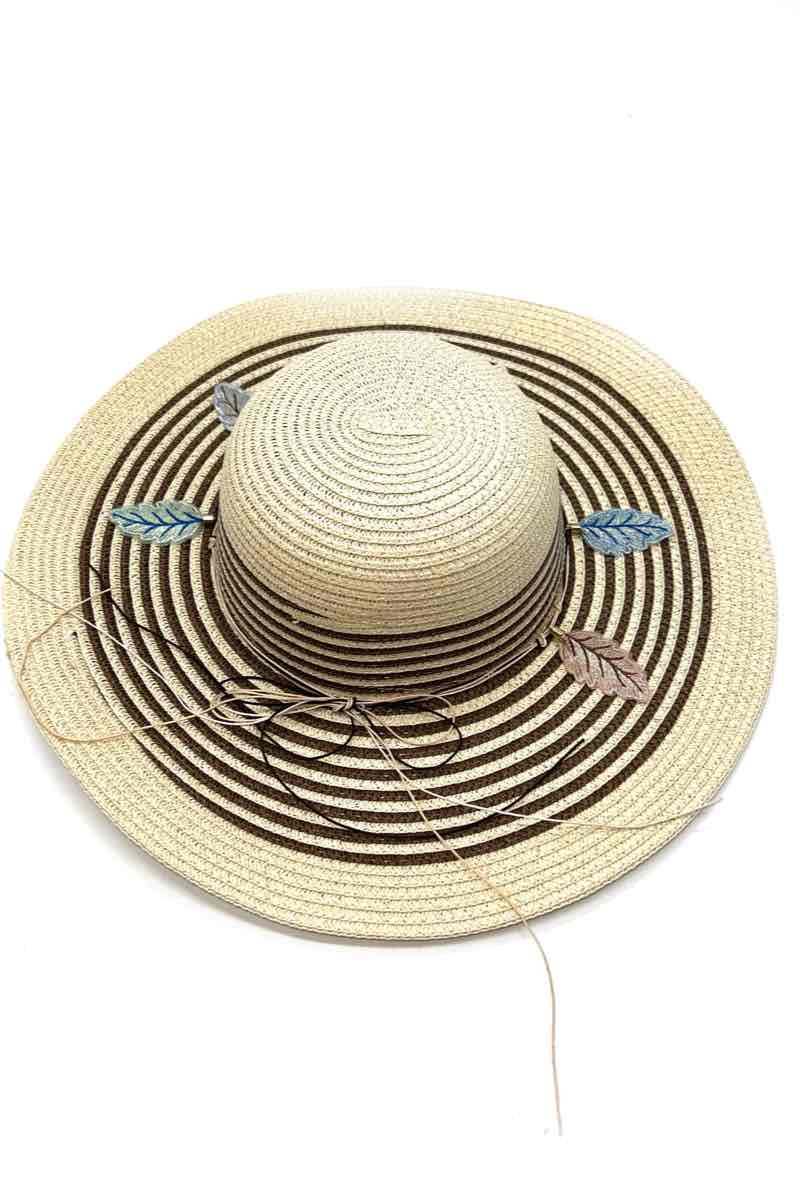 Grossiste LINETA - Chapeaux femme avec motifs feuille -13