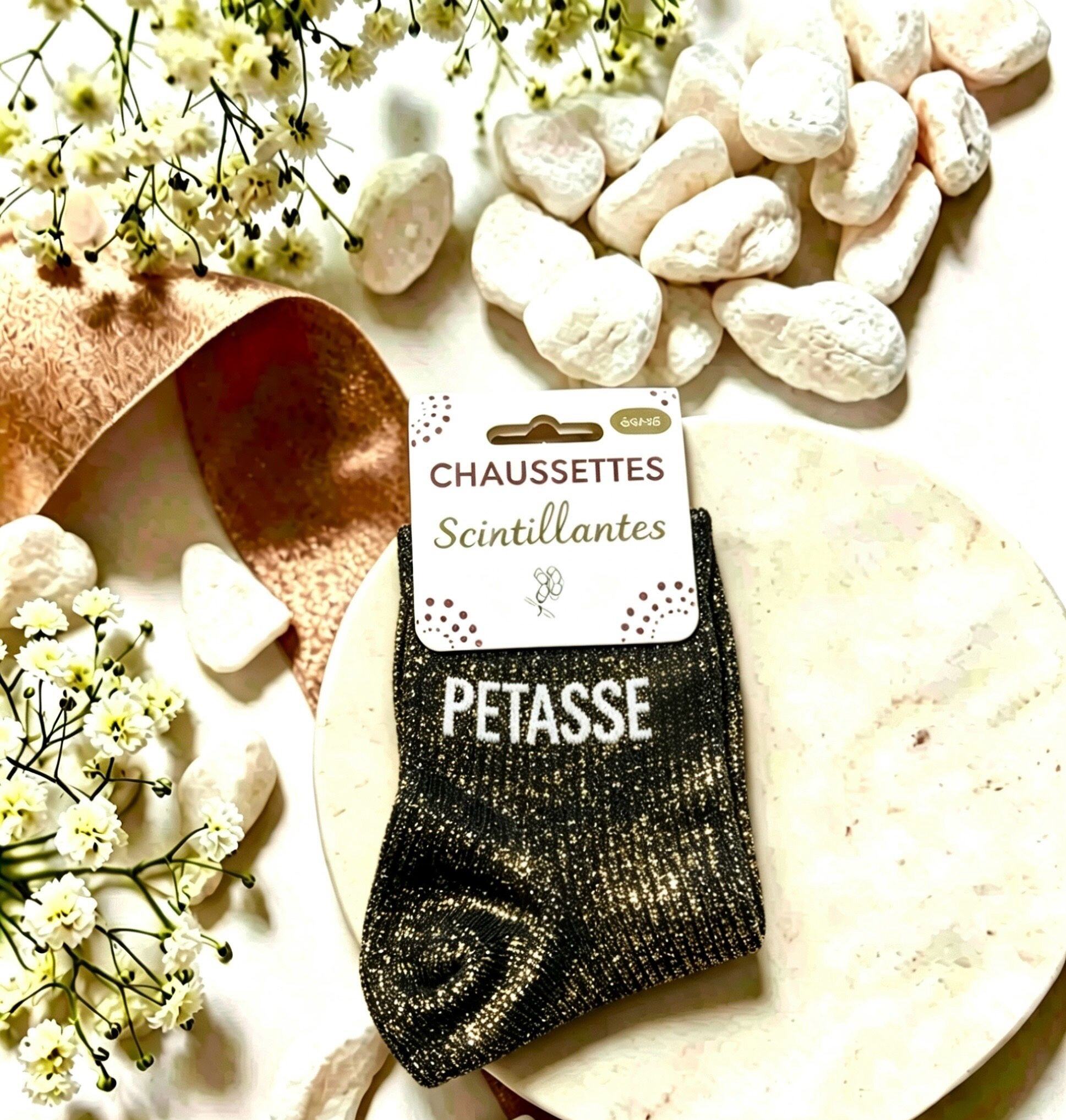 Großhändler LINETA - Schwarze Freche Sneakersocken