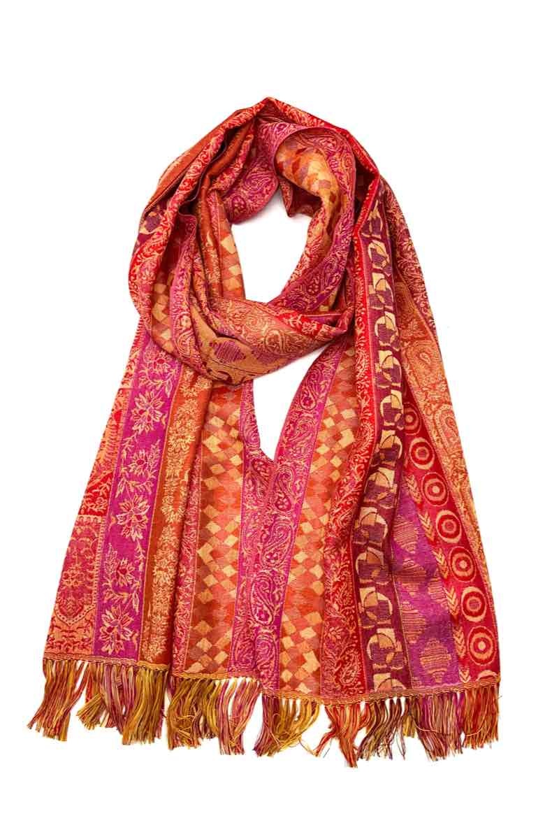 Wholesaler LINETA - Echarpes Edition limitée indien 100% laine