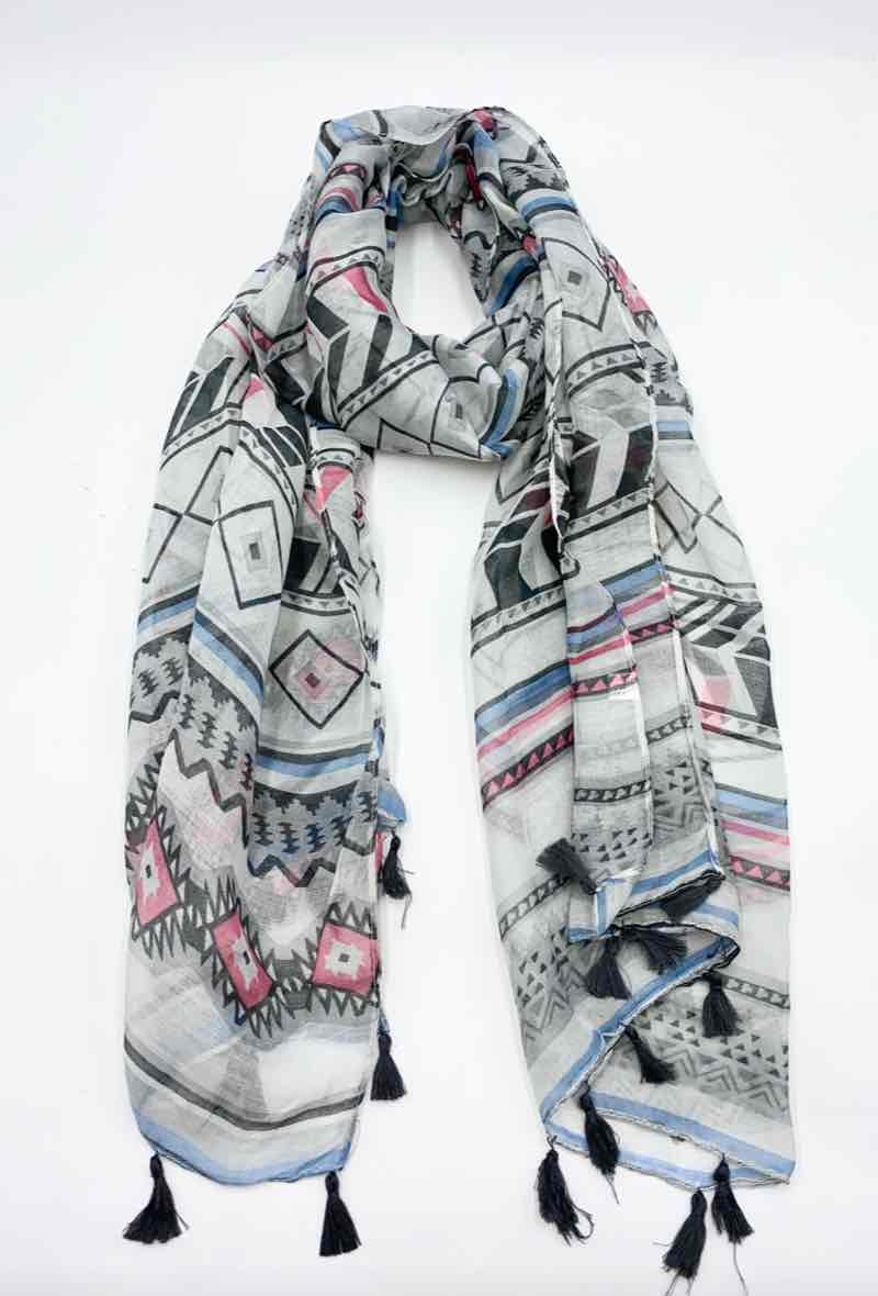 Grossiste LINETA - Foulards a pompon