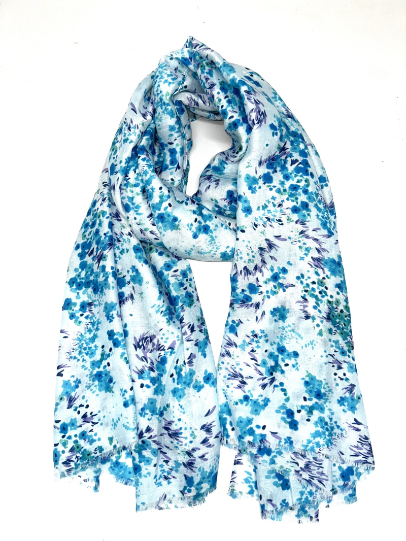 Wholesaler LINETA - Shiny printed scarves