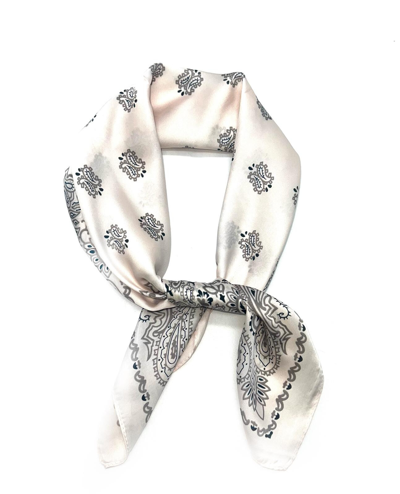 Wholesaler LINETA - Small rosette pattern scarf