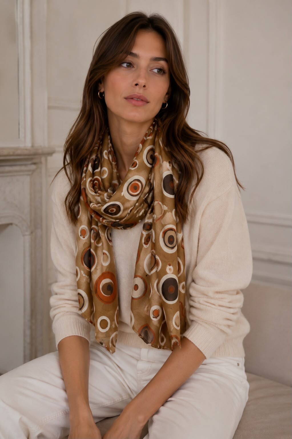 Wholesaler LINETA - HH-121 Autumn Winter Scarf