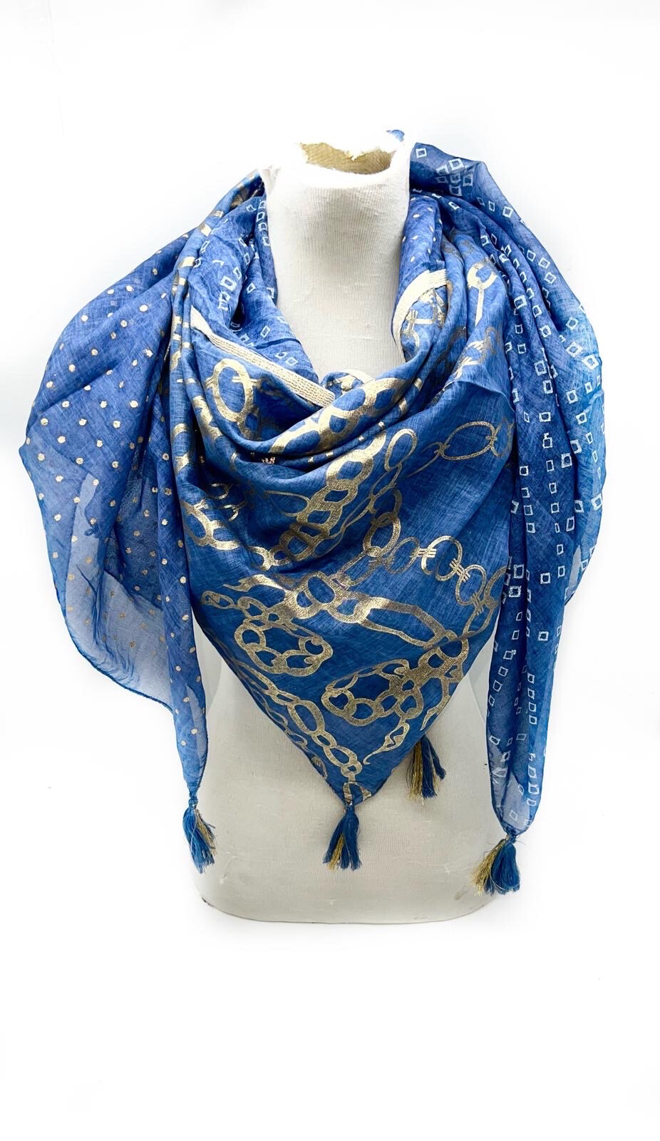 Wholesaler LINETA - Foulard coton inde 4 en 1