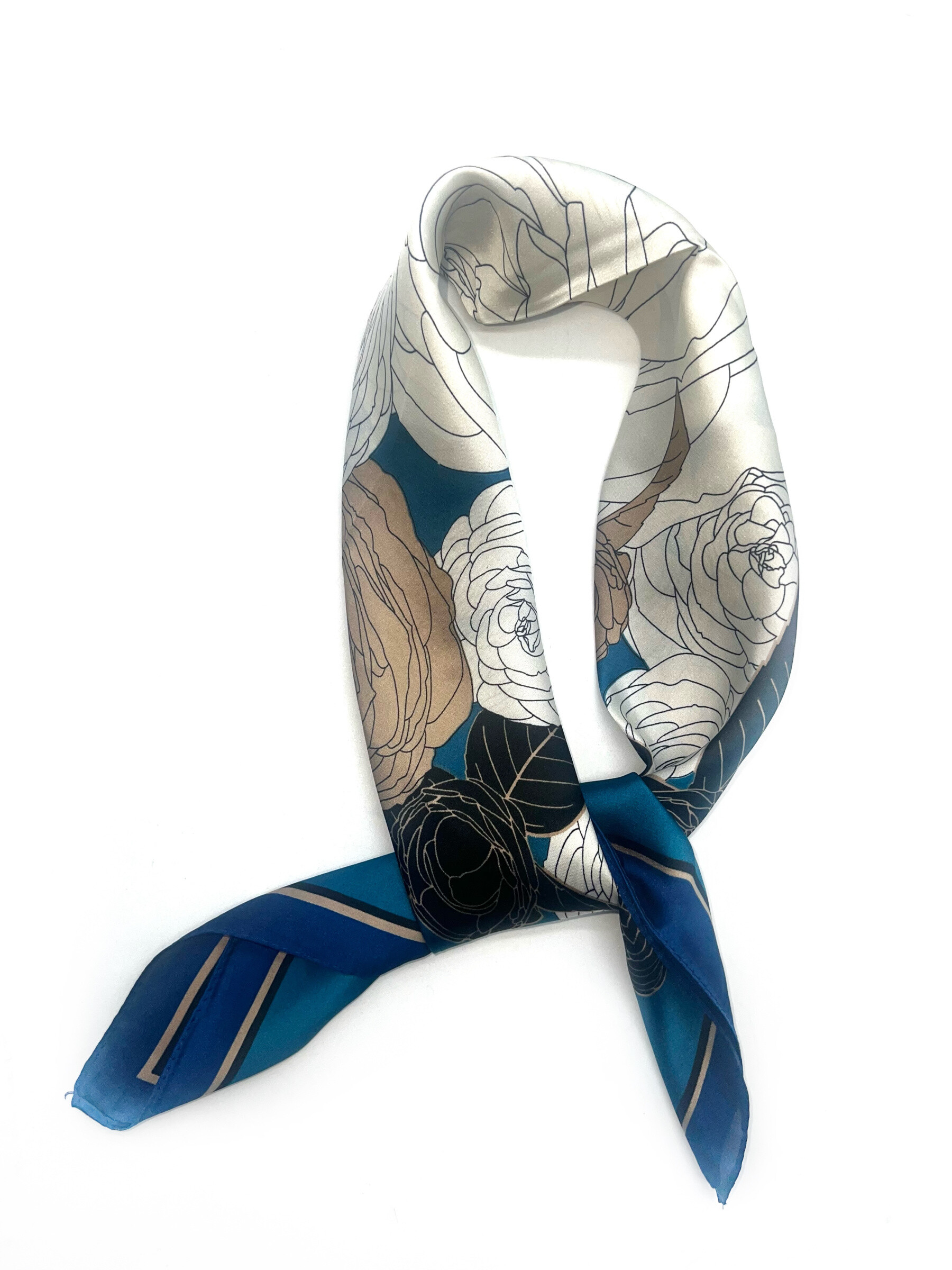 Wholesaler LINETA - Small flower pattern scarf