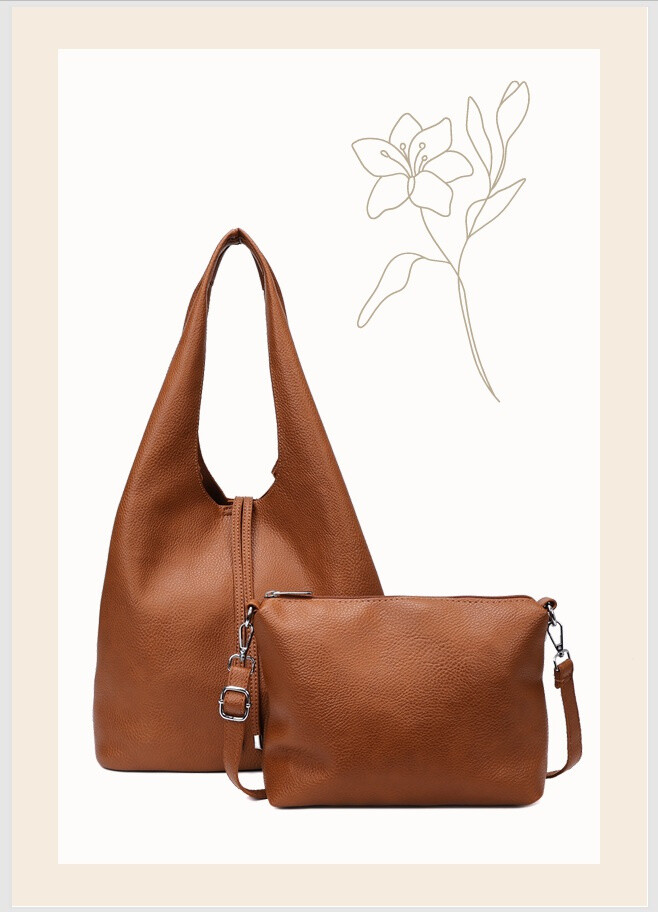 Wholesaler LINETA - PB-512-25 V2 shoulder bag + synthetic leather pocket bag