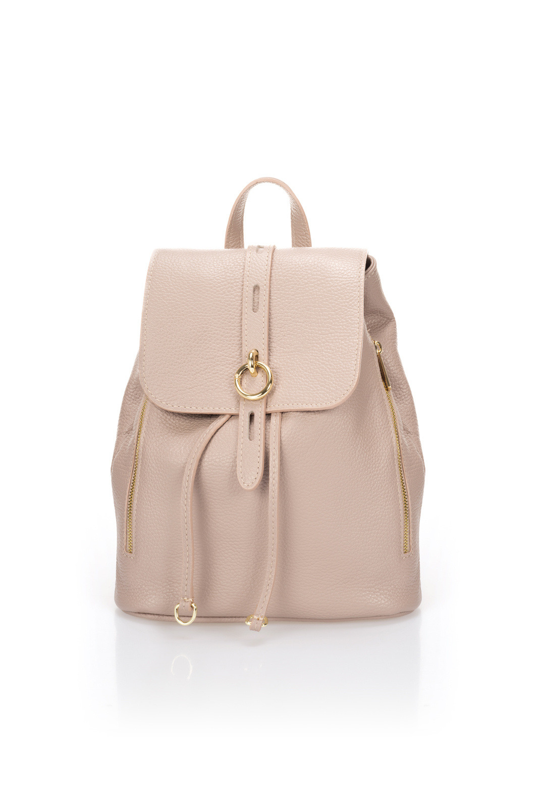 Grossiste LISA DEI - Sac à dos en cuir réel avec bretelles de tissu