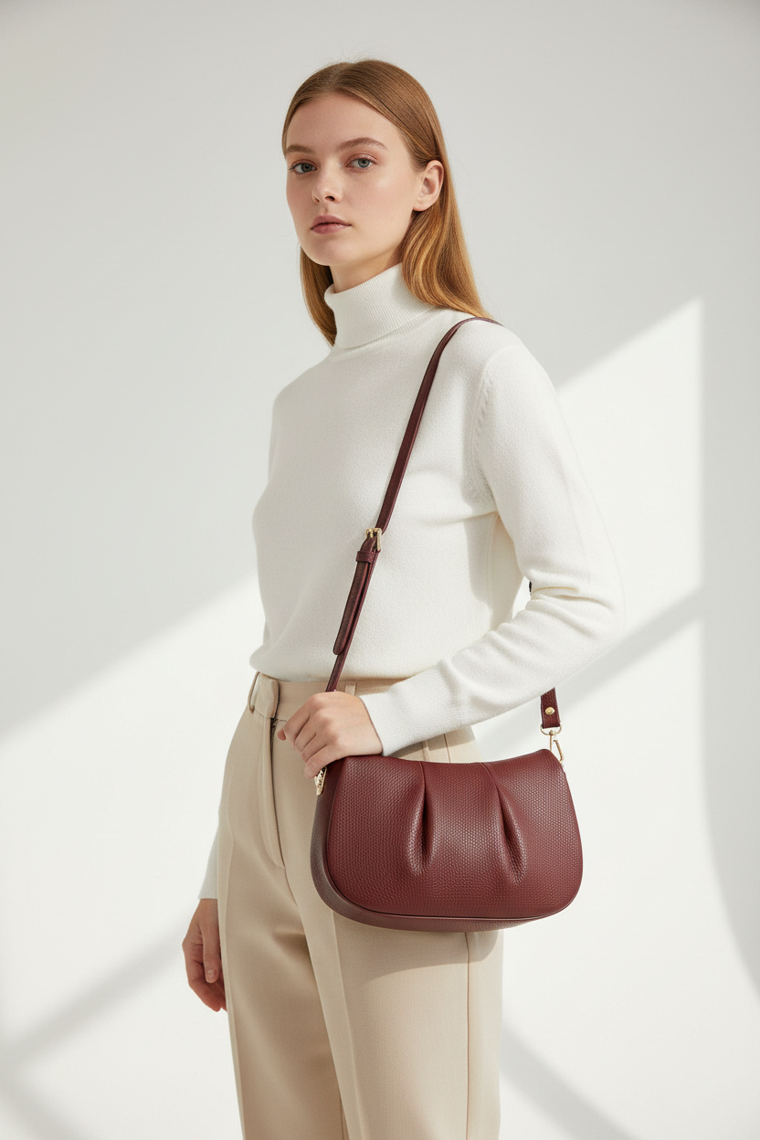 Wholesaler LISA DEI - Women's genuine leather shoulder bag
