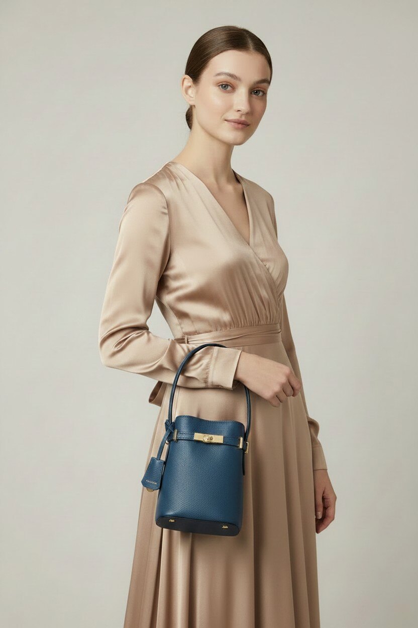 Mayorista LISA DEI - Bolso de mano de cuero genuino para mujer