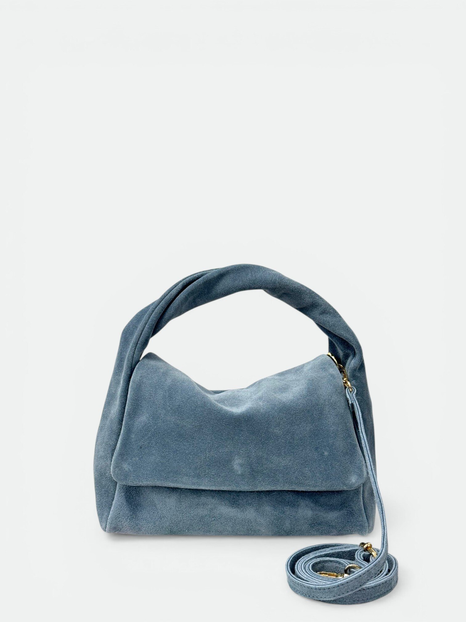 Grossiste LISA DEI - Sac à main en véritable cuir suédé pour femme