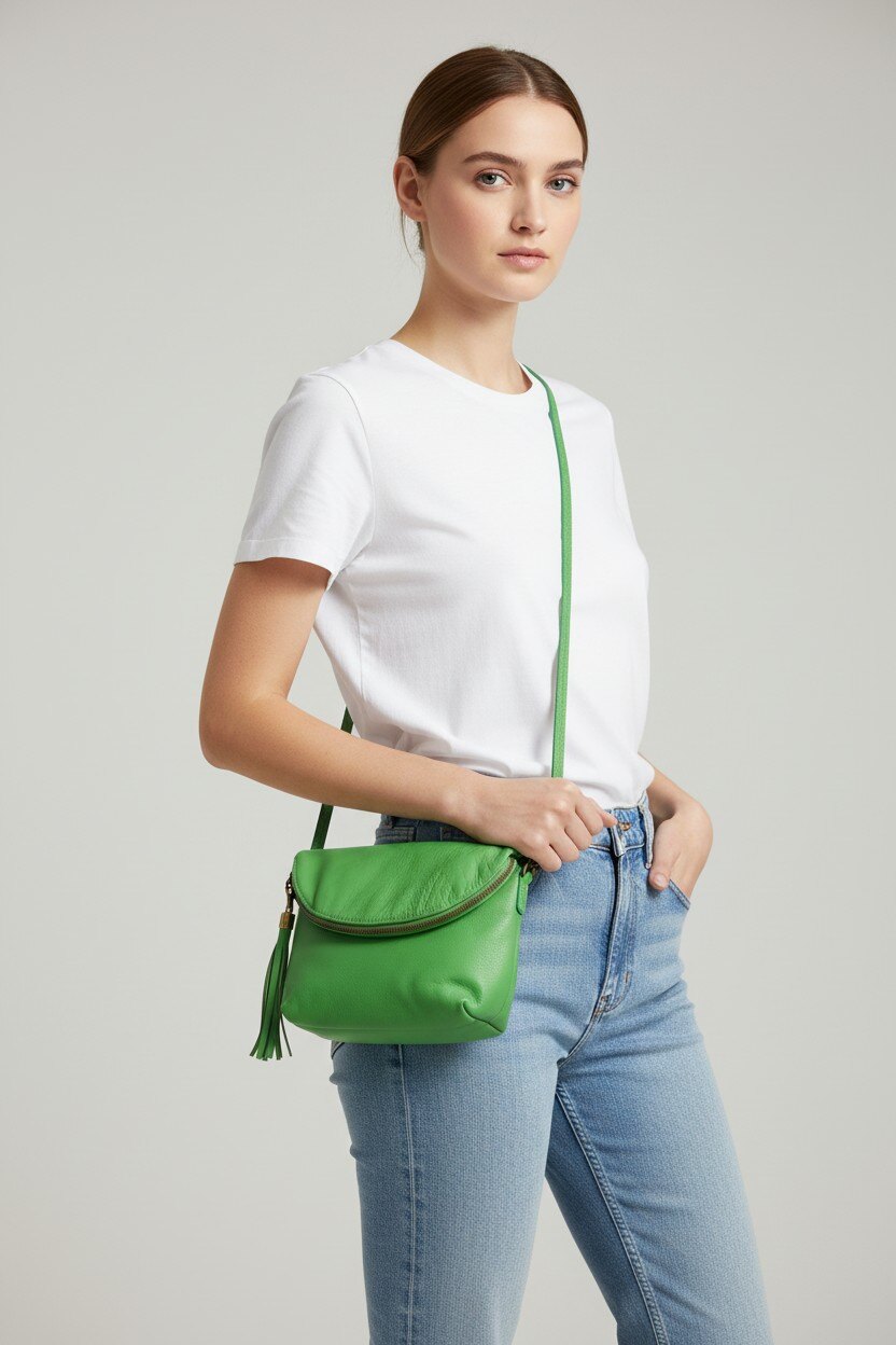 Wholesaler LISA DEI - Women's genuine leather crossbody bag