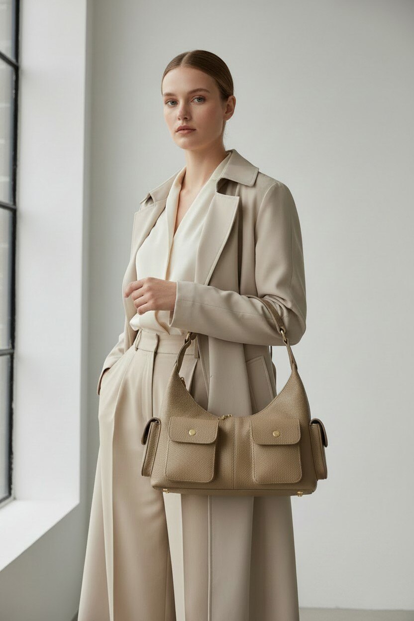 Wholesaler LISA DEI - Women's genuine leather handbag