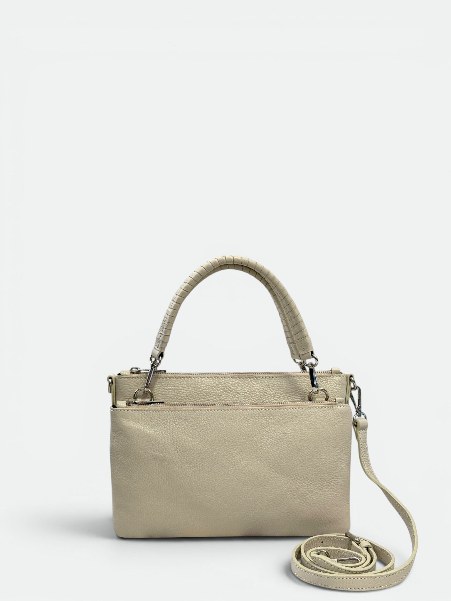Mayorista LISA DEI - Bolso de mano de cuero genuino para mujer