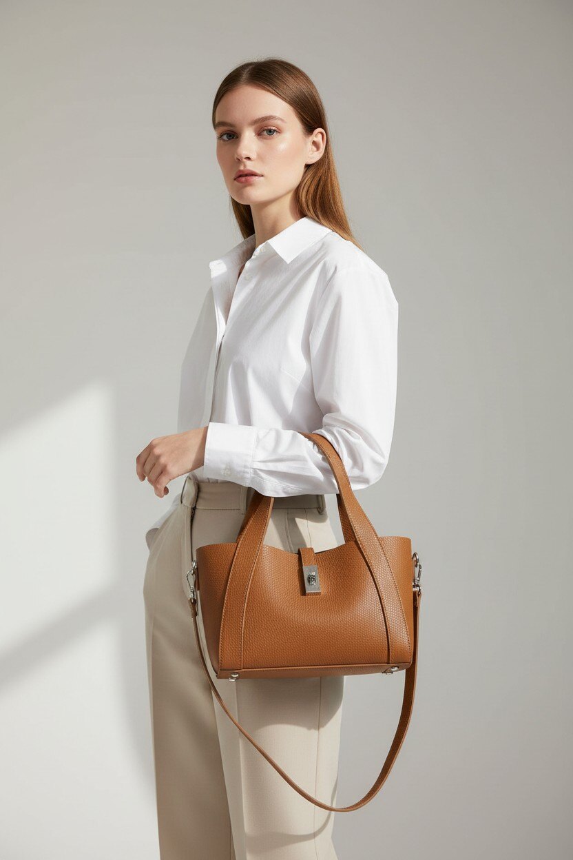 Wholesaler LISA DEI - Women's genuine leather handbag