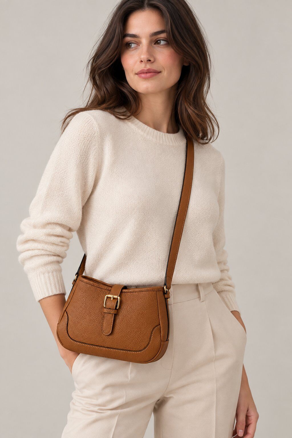 Wholesaler LISA DEI - Women's genuine leather crossbody bag