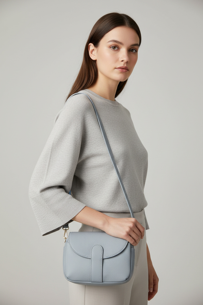 Wholesaler LISA DEI - Women's genuine leather crossbody bag