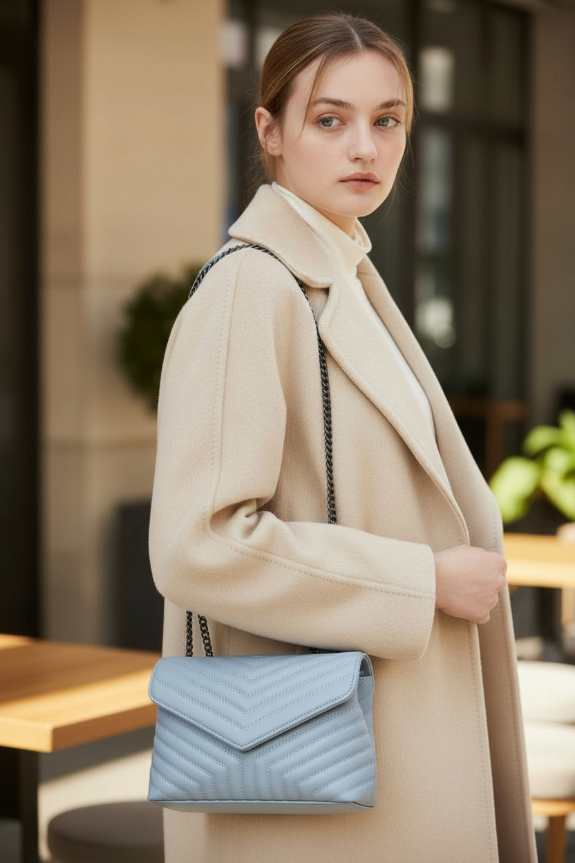 Grossiste LISA DEI - Sac à bandoulière en cuir véritable pour femme