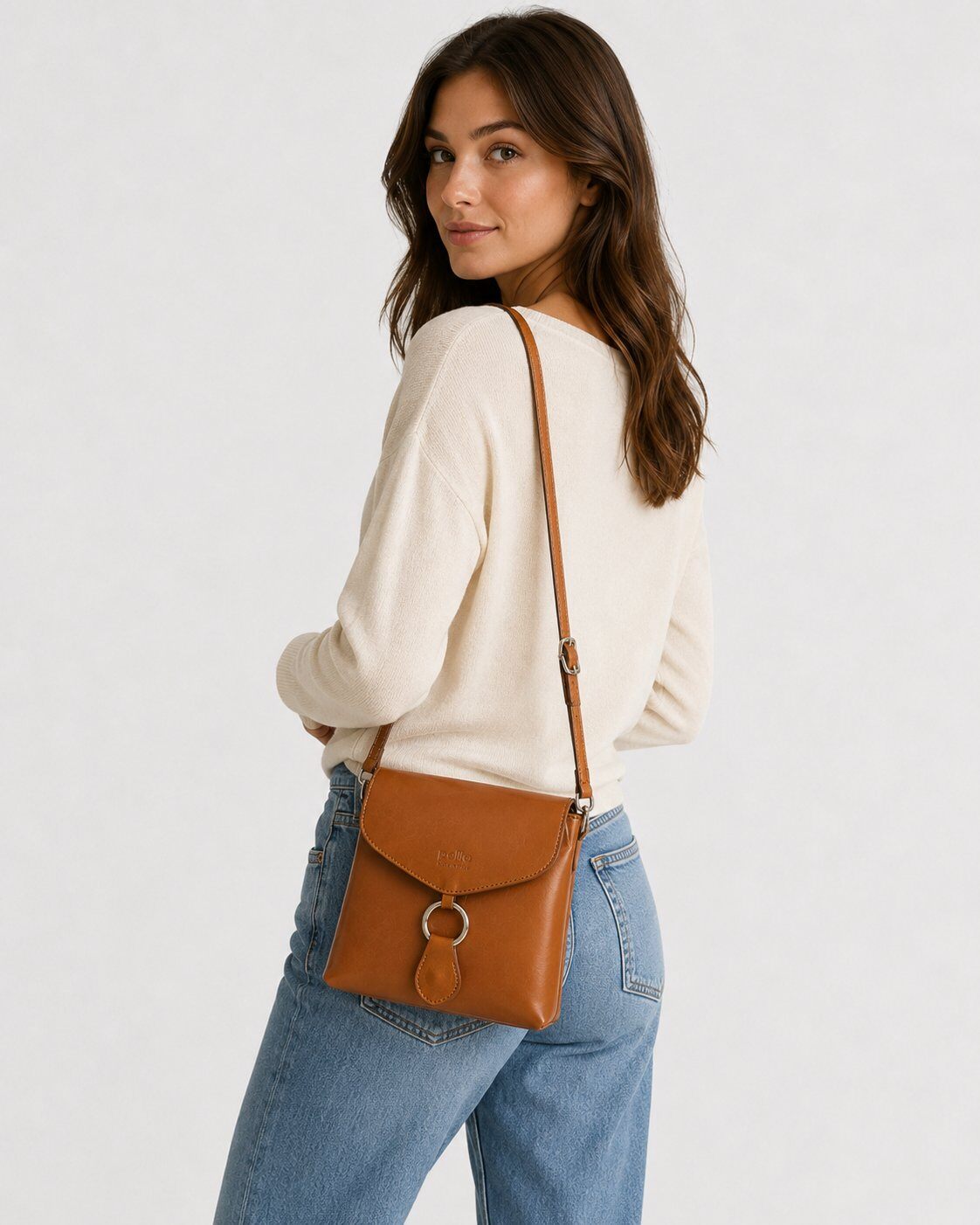 Wholesaler LISA DEI - Genuine cowhide leather crossbody bag