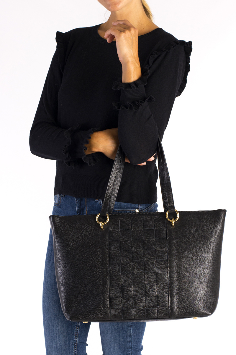 Grossiste LISA DEI - Sac à bandoulière en cuir véritable pour femme
