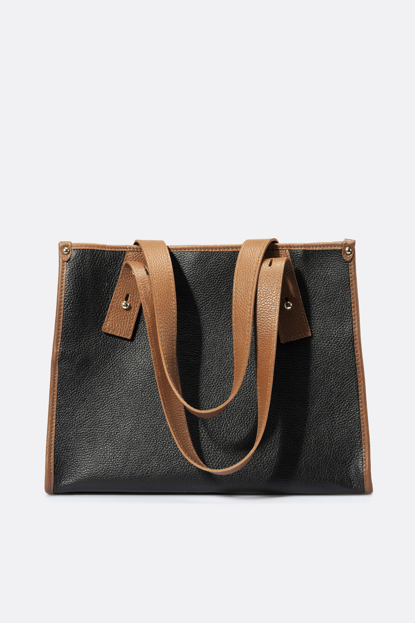 Wholesaler LISA DEI - Shoulder bag in real two -tone leather