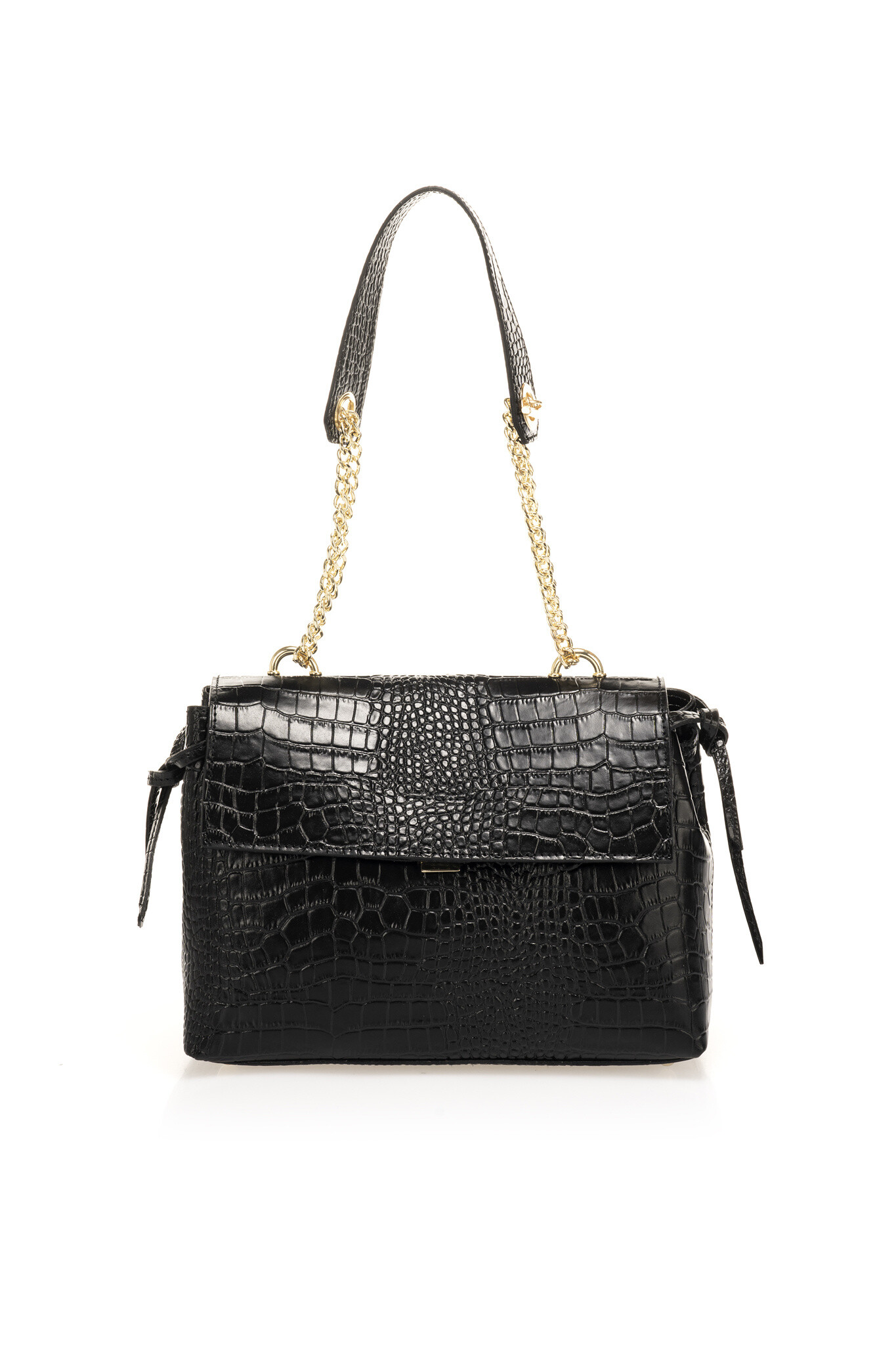 Grossiste LISA DEI - Sac à bandoulière en cuir véritable de crocodile luisiana