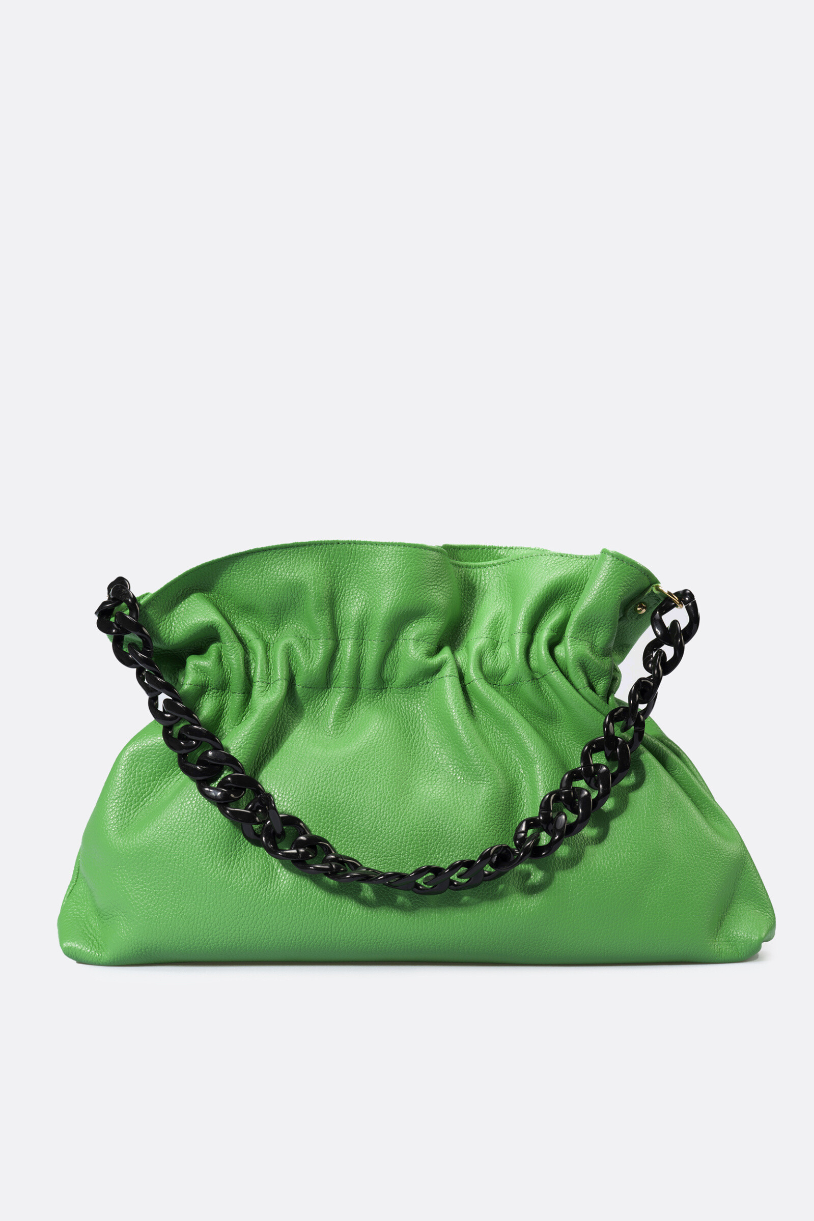 Grossiste LISA DEI - Sac à bandoulière en cuir réel avec chaîne noire