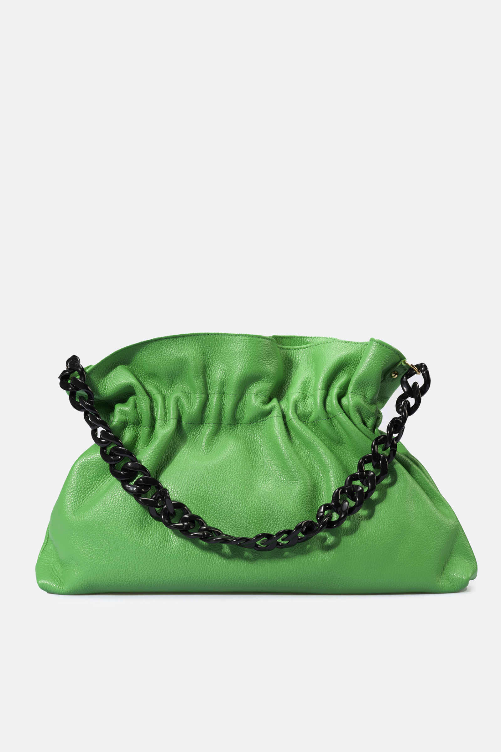 Wholesaler LISA DEI - Shoulder bag in real leather with black chain