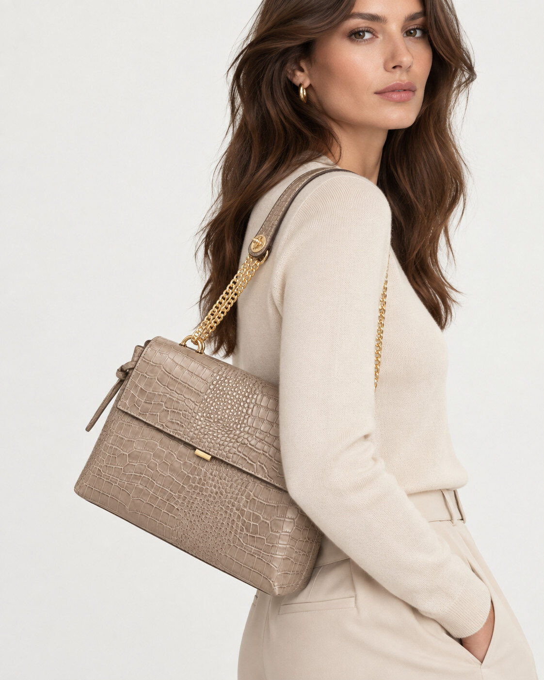 Wholesaler LISA DEI - Women's genuine leather shoulder bag